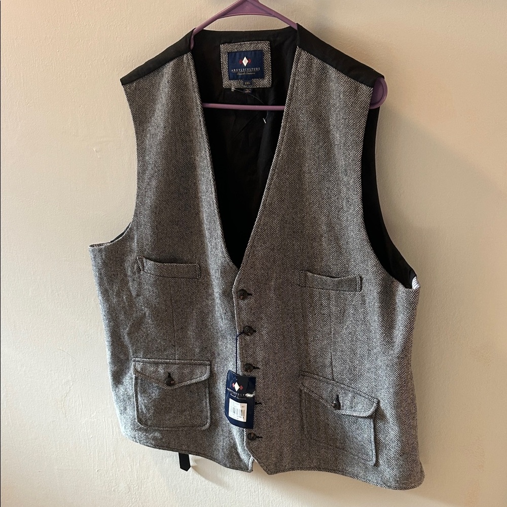 Brooks Brothers Gray Wool Vest